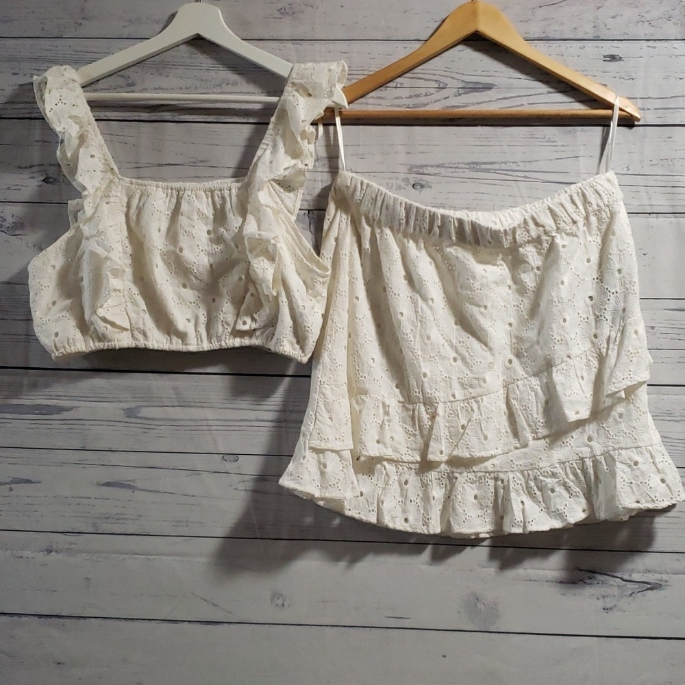 7 for all Mankind top and skirt